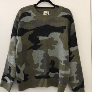Camo sweater